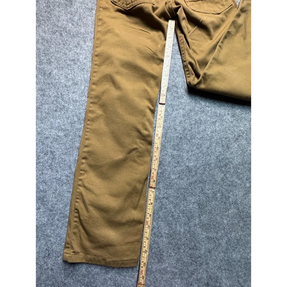 Wrangler Jeans Boys 10R Beige Advanced Comfort Slim Straight Fit Cotton Stretch